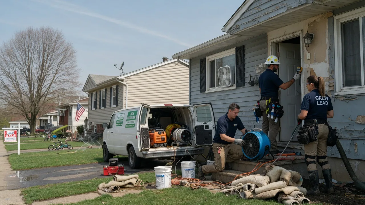 Flood Cleanup in Wellsville, OH near me
